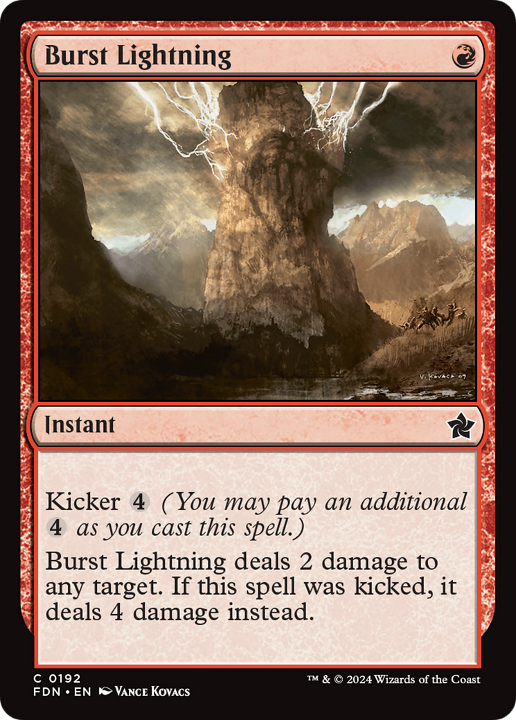 Burst Lightning [Foundations] | Fandemonia Ltd