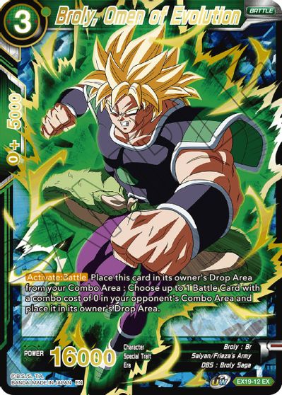 Broly, Omen of Evolution (EX19-12) [Special Anniversary Set 2021] | Fandemonia Ltd