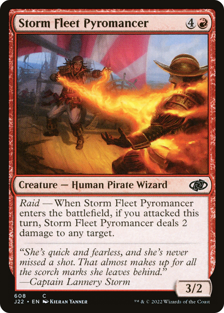 Storm Fleet Pyromancer [Jumpstart 2022] | Fandemonia Ltd