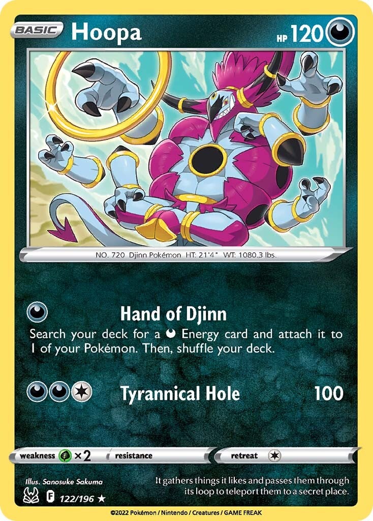 Hoopa (122/196) [Sword & Shield: Lost Origin] | Fandemonia Ltd