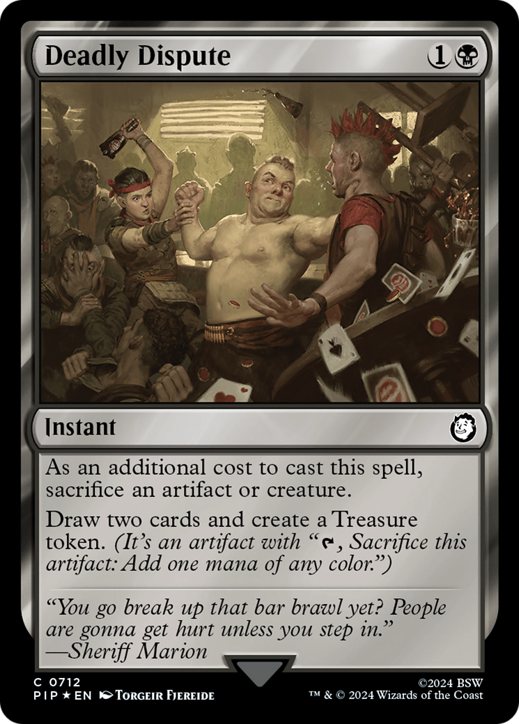 Deadly Dispute (Surge Foil) [Fallout] | Fandemonia Ltd