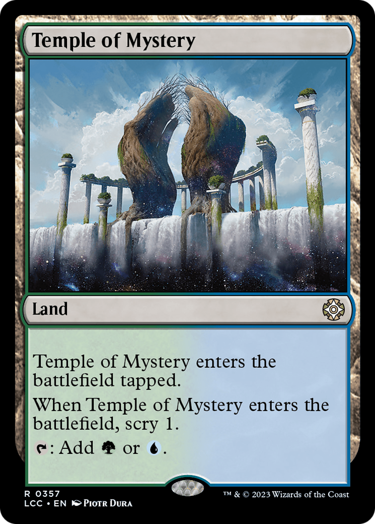 Temple of Mystery [The Lost Caverns of Ixalan Commander] | Fandemonia Ltd