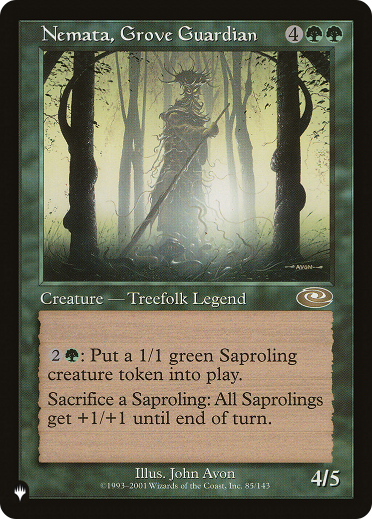 Nemata, Grove Guardian [The List] | Fandemonia Ltd