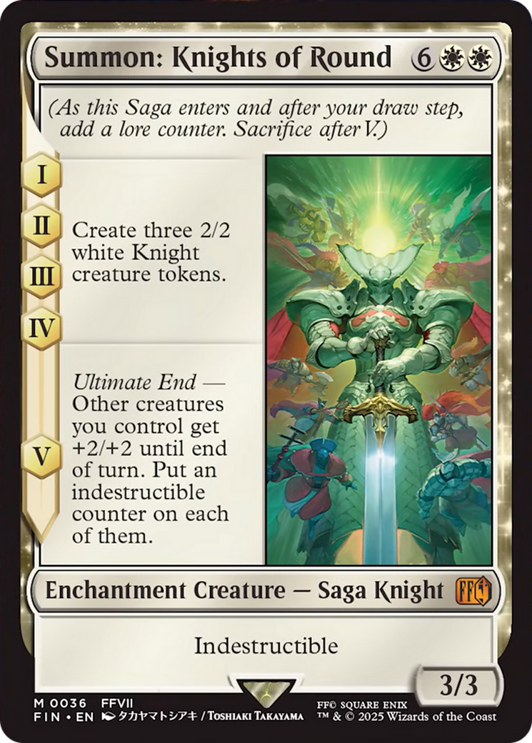 Summon: Knights of Round [FINAL FANTASY] | Fandemonia Ltd