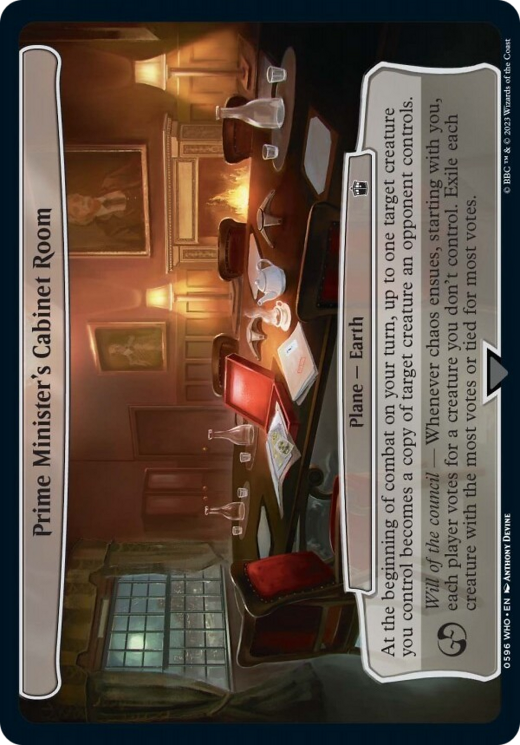 Prime Minister's Cabinet Room [Doctor Who] | Fandemonia Ltd