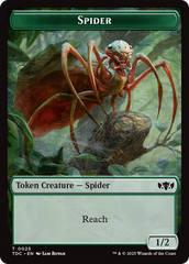 Spider // Bird Double-Sided Token [Tarkir: Dragonstorm Commander Tokens] | Fandemonia Ltd