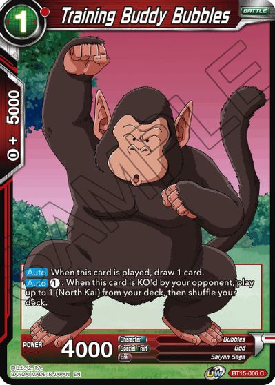 Training Buddy Bubbles (BT15-006) [Saiyan Showdown] | Fandemonia Ltd