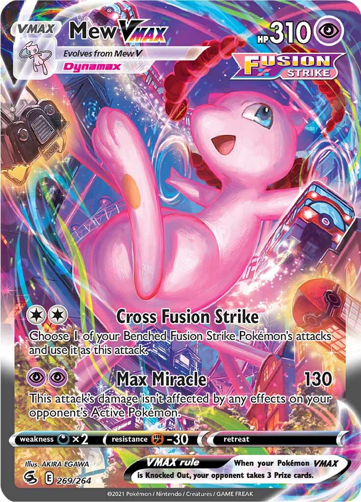 Mew VMAX (269/264) [Sword & Shield: Fusion Strike] | Fandemonia Ltd