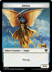 Copy (54) // Angel Double-Sided Token [Commander Masters Tokens] | Fandemonia Ltd