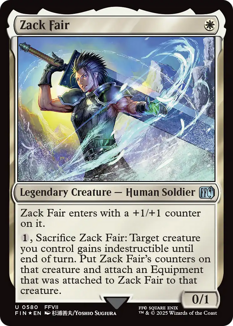 Zack Fair (Surge Foil) [FINAL FANTASY] | Fandemonia Ltd