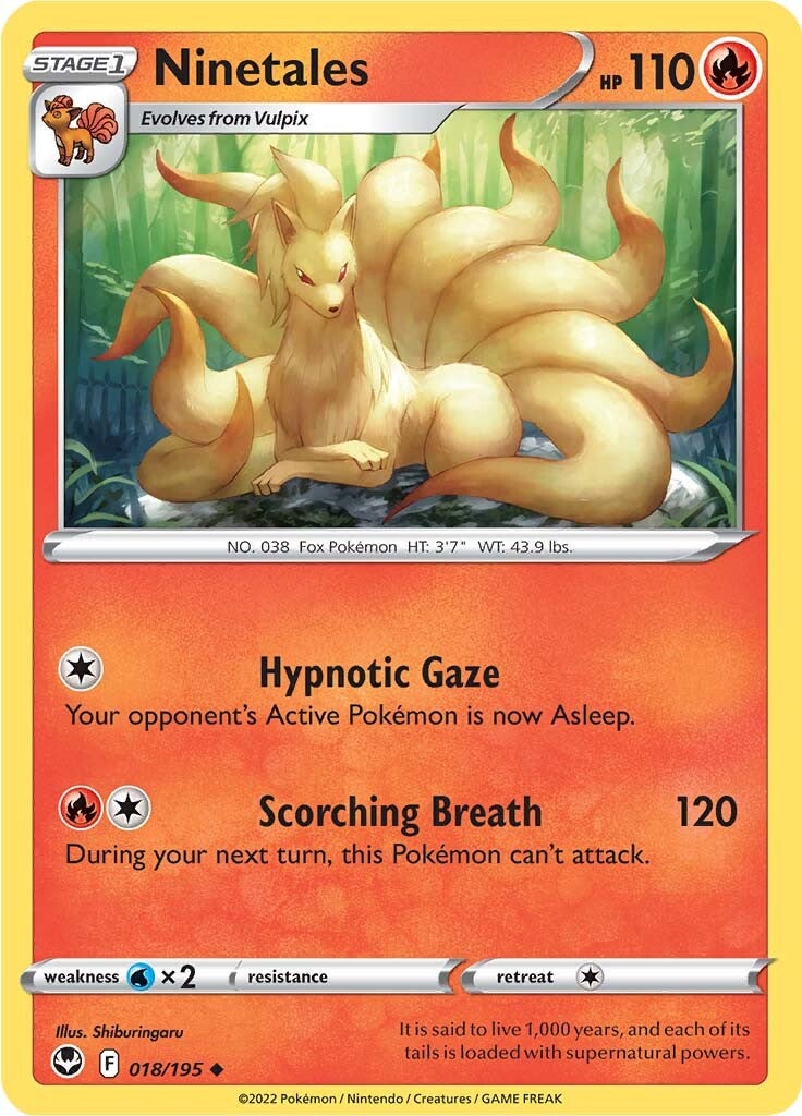 Ninetales (018/195) [Sword & Shield: Silver Tempest] | Fandemonia Ltd