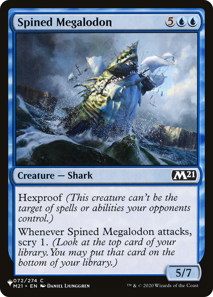 Spined Megalodon [The List] | Fandemonia Ltd