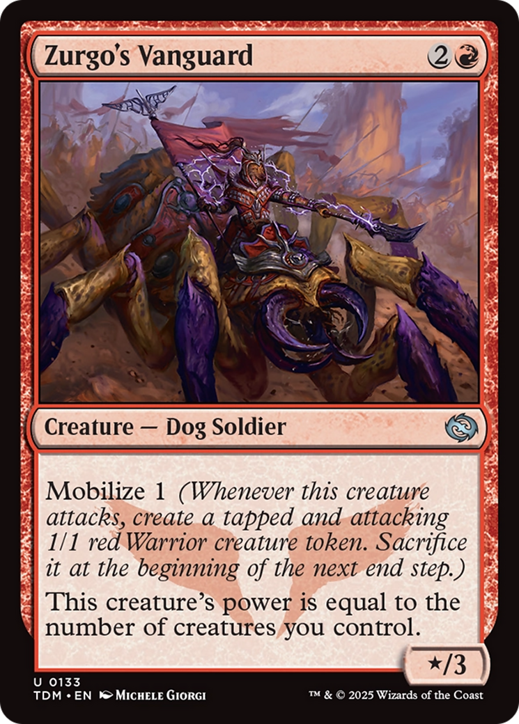 Zurgo's Vanguard [Tarkir: Dragonstorm] | Fandemonia Ltd