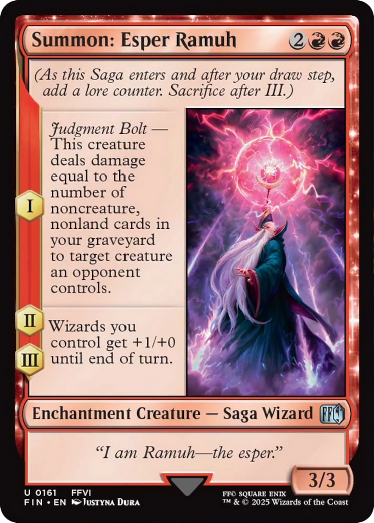 Summon: Esper Ramuh [FINAL FANTASY] | Fandemonia Ltd