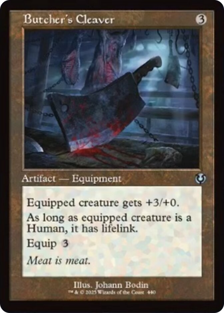 Butcher's Cleaver (Retro Frame) [Innistrad Remastered] | Fandemonia Ltd