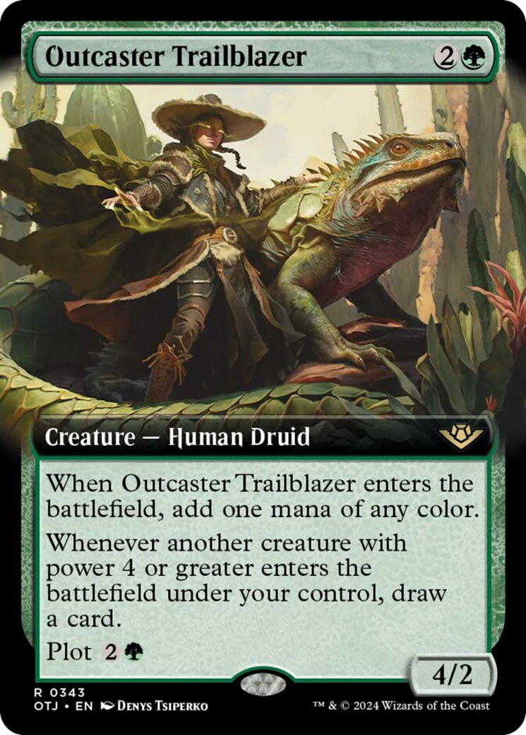 Outcaster Trailblazer (Extended Art) [Outlaws of Thunder Junction] | Fandemonia Ltd