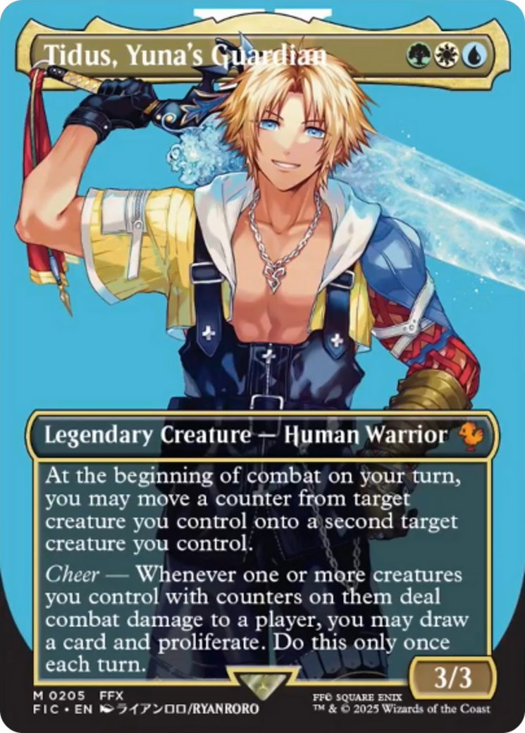 Tidus, Yuna's Guardian (Borderless) [FINAL FANTASY Commander] | Fandemonia Ltd