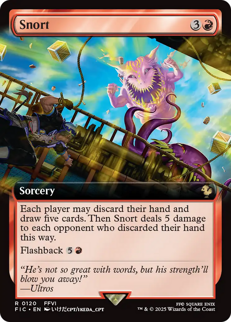 Snort (Extended Art) [FINAL FANTASY Commander] | Fandemonia Ltd