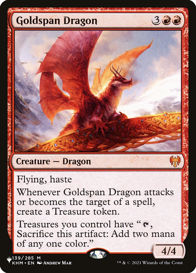 Goldspan Dragon [The List] | Fandemonia Ltd