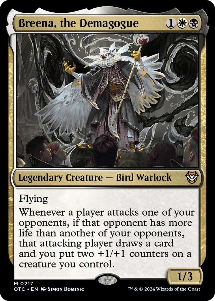 Breena, the Demagogue [Outlaws of Thunder Junction Commander] | Fandemonia Ltd