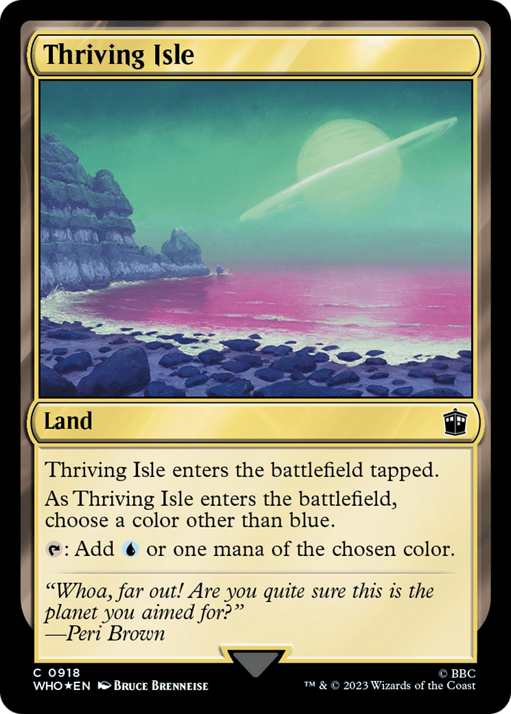 Thriving Isle (Surge Foil) [Doctor Who] | Fandemonia Ltd