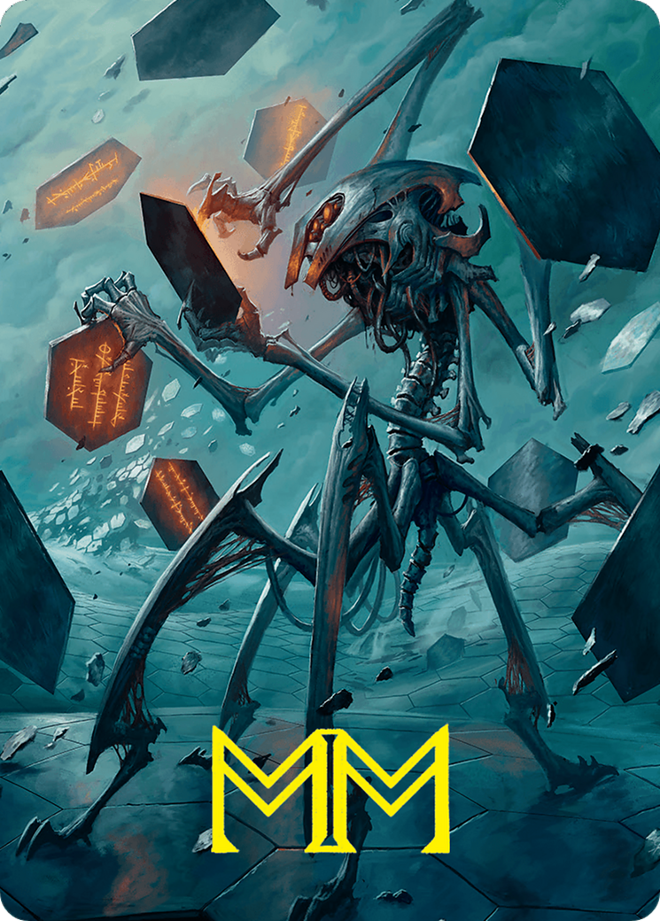 Scrawling Crawler Art Card (50/54) (Gold-Stamped Signature) [Foundations Art Series] | Fandemonia Ltd