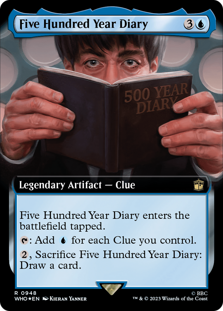 Five Hundred Year Diary (Extended Art) (Surge Foil) [Doctor Who] | Fandemonia Ltd