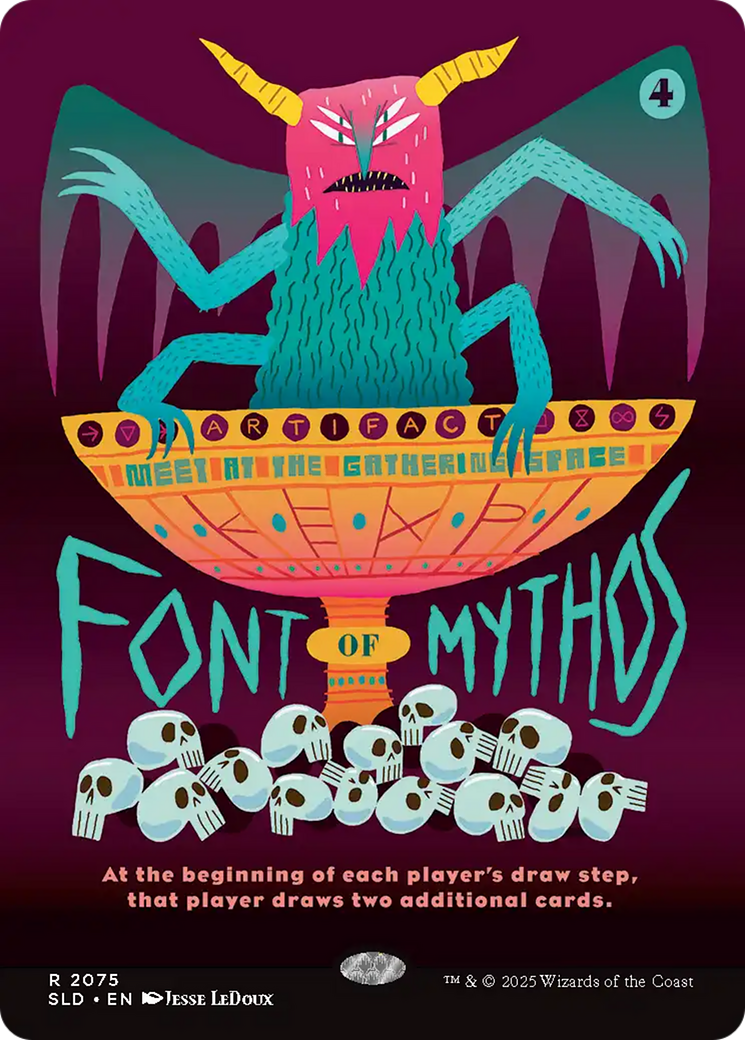 Font of Mythos (Rainbow Foil) [Secret Lair Drop Series] | Fandemonia Ltd