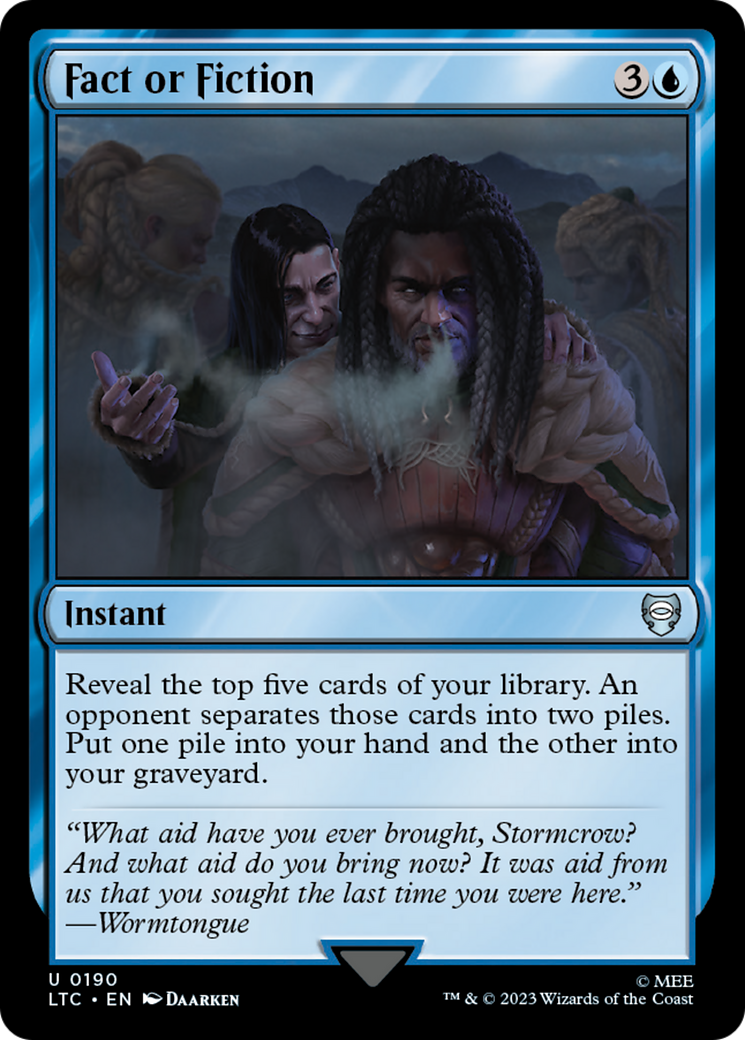 Fact or Fiction [The Lord of the Rings: Tales of Middle-Earth Commander] | Fandemonia Ltd