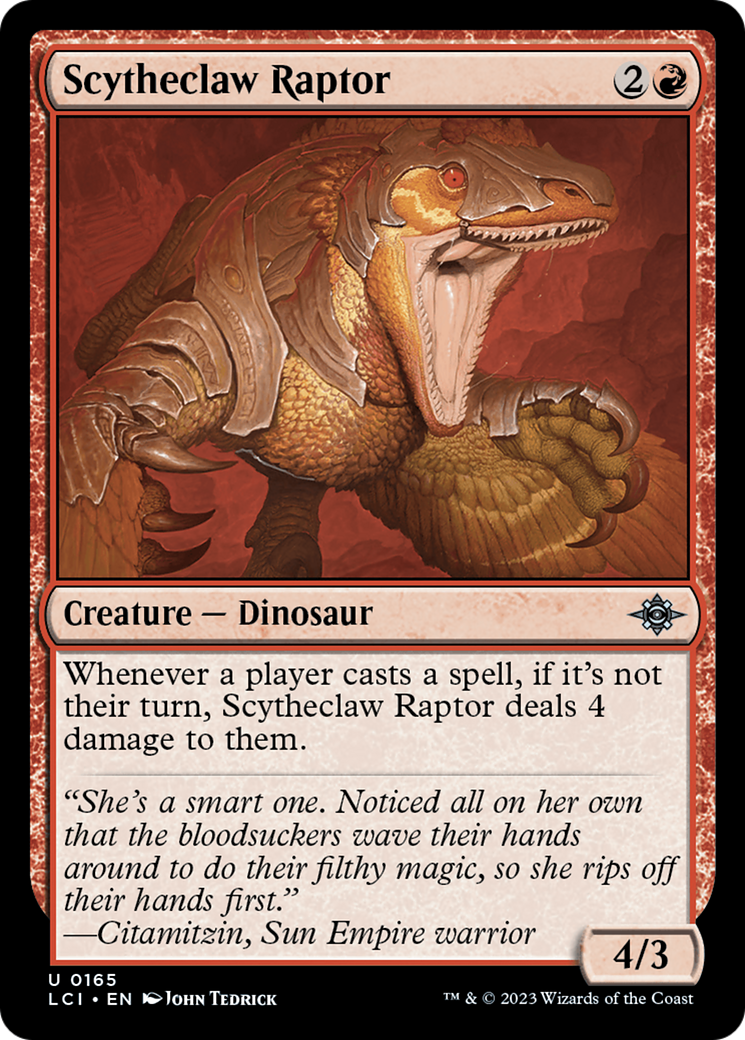 Scytheclaw Raptor [The Lost Caverns of Ixalan] | Fandemonia Ltd