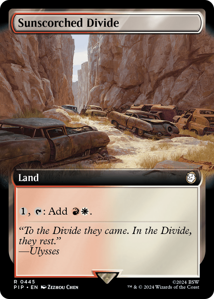 Sunscorched Divide (Extended Art) [Fallout] | Fandemonia Ltd