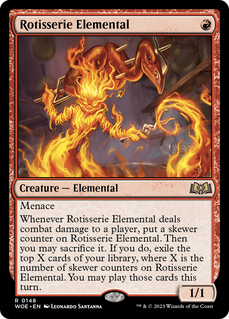 Rotisserie Elemental [Wilds of Eldraine] | Fandemonia Ltd