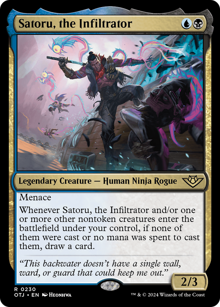 Satoru, the Infiltrator [Outlaws of Thunder Junction] | Fandemonia Ltd