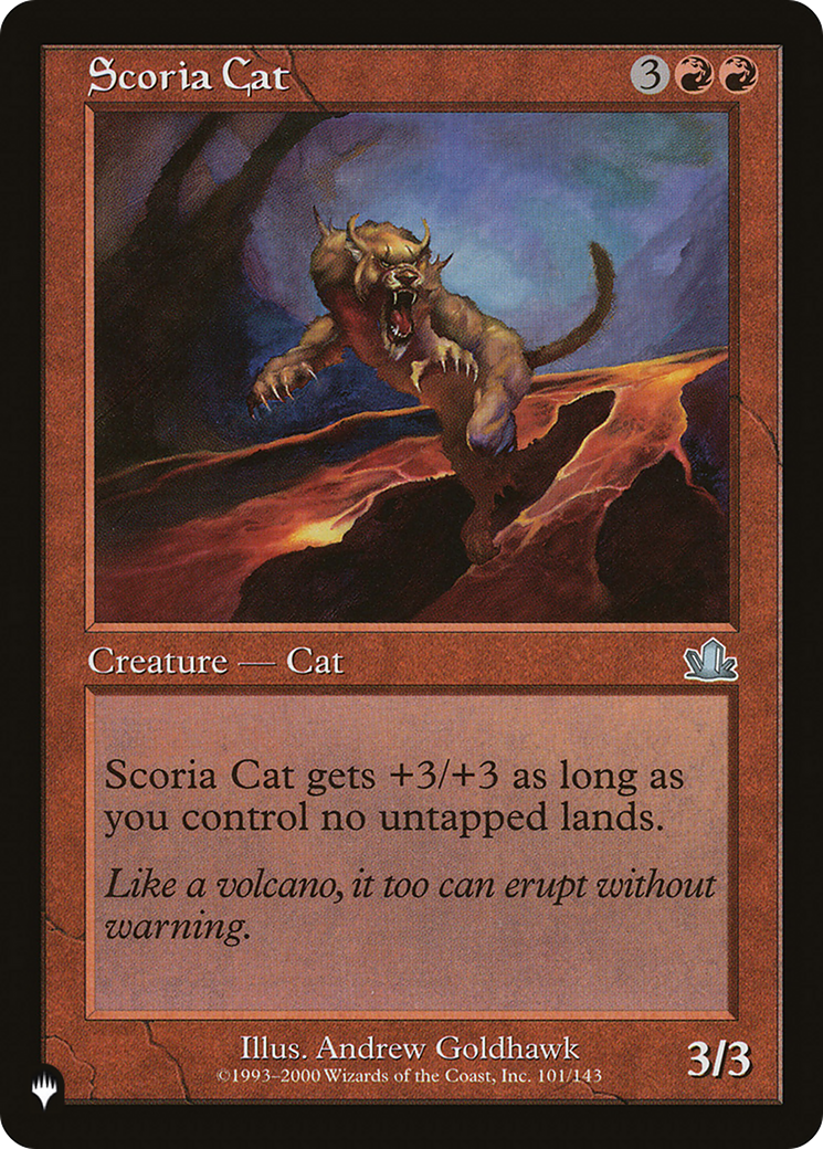 Scoria Cat [The List] | Fandemonia Ltd