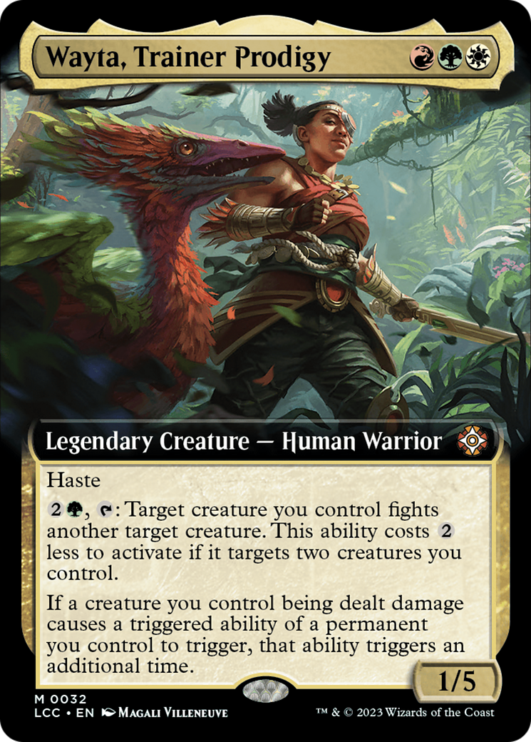 Wayta, Trainer Prodigy (Extended Art) [The Lost Caverns of Ixalan Commander] | Fandemonia Ltd