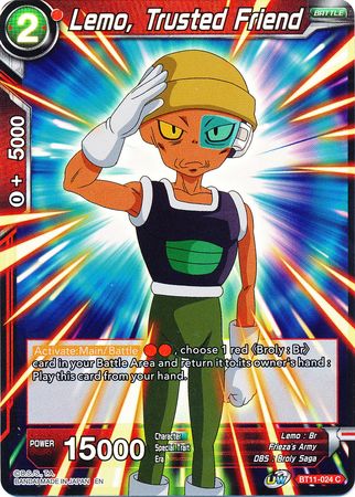 Lemo, Trusted Friend (BT11-024) [Vermilion Bloodline 2nd Edition] | Fandemonia Ltd