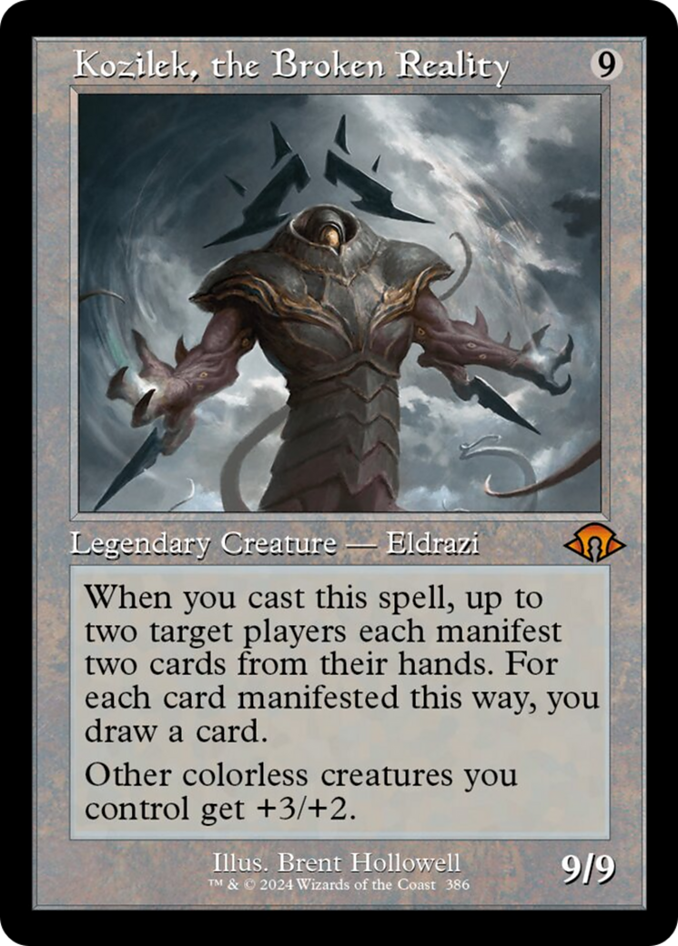 Kozilek, the Broken Reality (Retro) [Modern Horizons 3] | Fandemonia Ltd