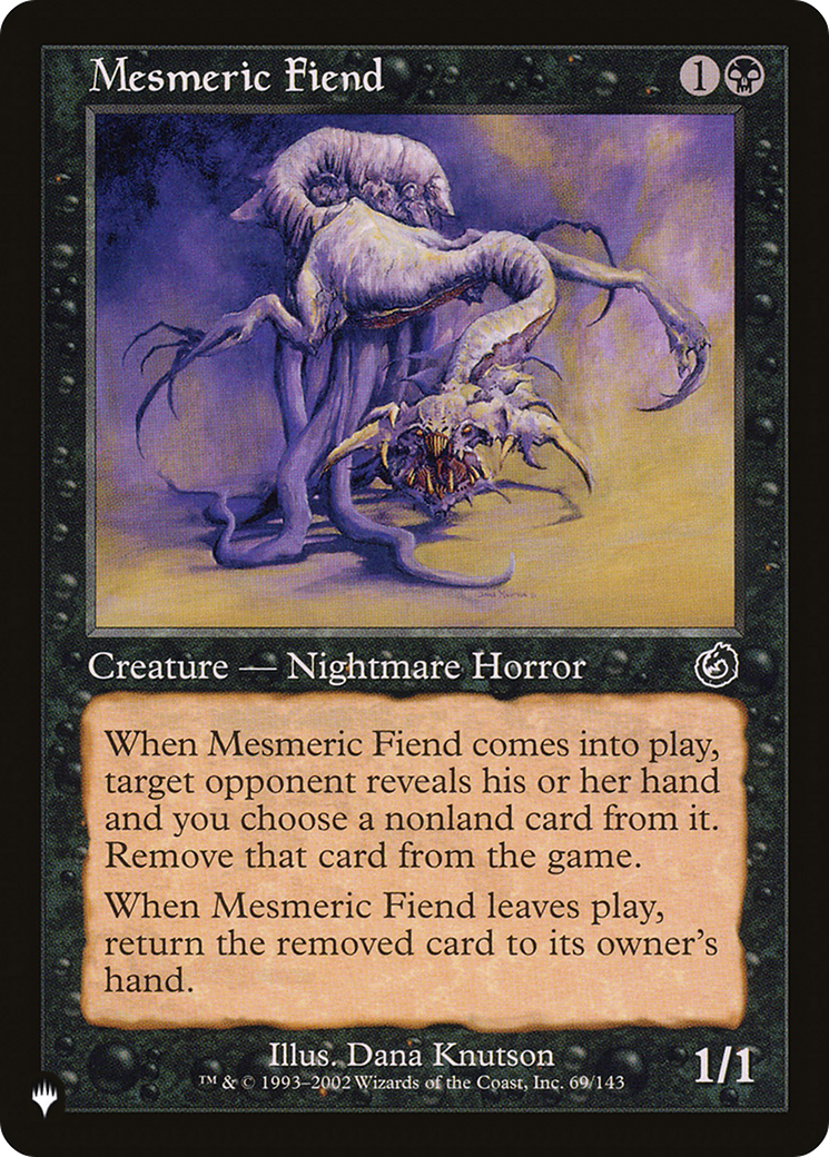 Mesmeric Fiend [The List] | Fandemonia Ltd