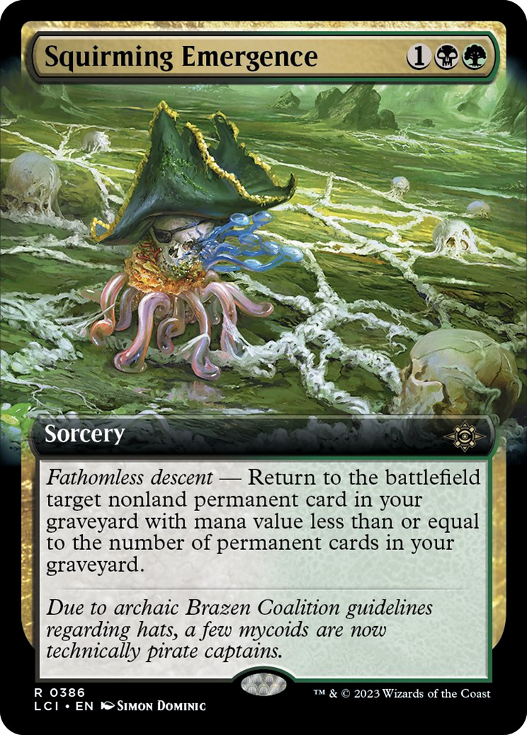 Squirming Emergence (Extended Art) [The Lost Caverns of Ixalan] | Fandemonia Ltd