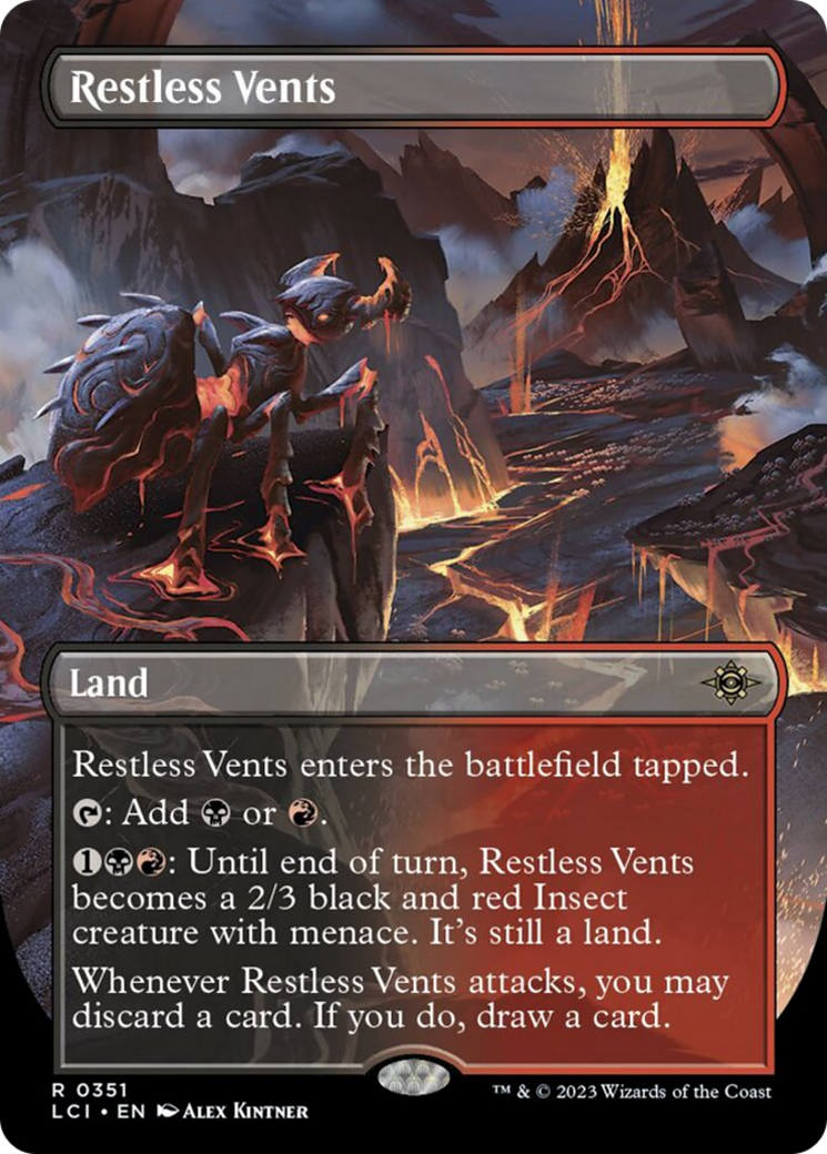 Restless Vents (Borderless) [The Lost Caverns of Ixalan] | Fandemonia Ltd