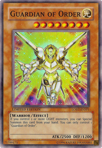 Guardian of Order [LODT-ENSP1] Super Rare | Fandemonia Ltd