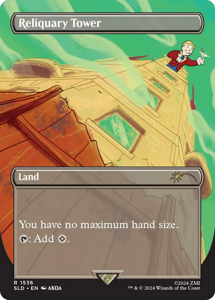 Reliquary Tower (1536) (Rainbow Foil) [Secret Lair Drop Series] | Fandemonia Ltd