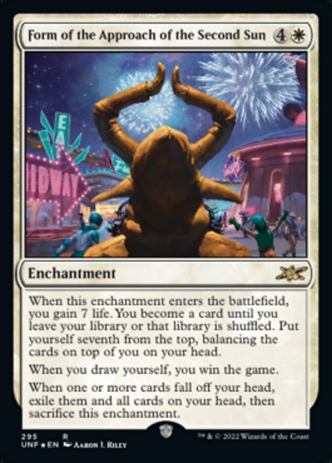 Form of the Approach of the Second Sun (Galaxy Foil) [Unfinity] | Fandemonia Ltd