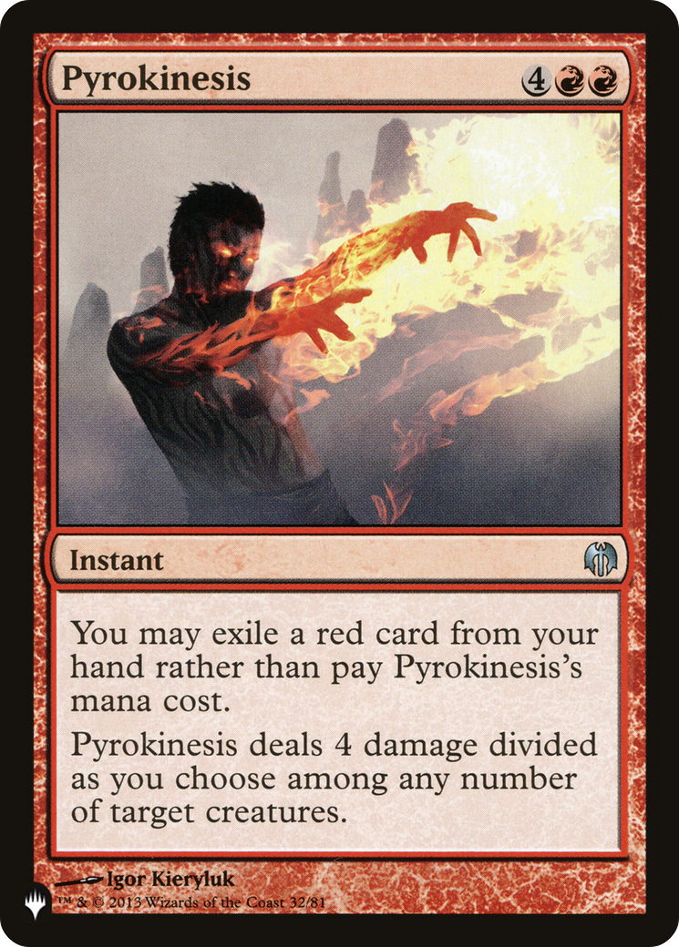 Pyrokinesis [The List] | Fandemonia Ltd