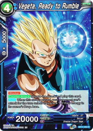 Vegeta, Ready to Rumble (BT11-053) [Vermilion Bloodline] | Fandemonia Ltd