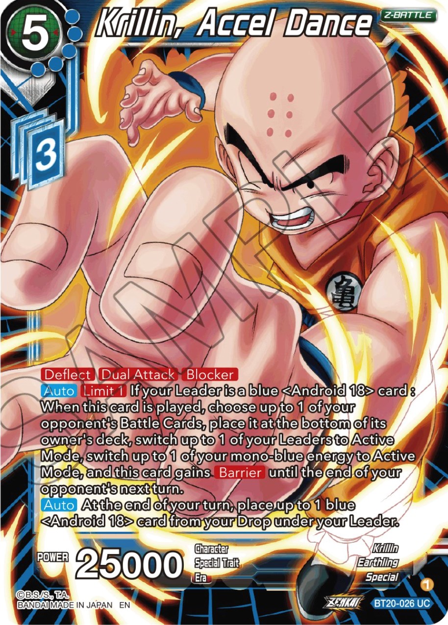 Krillin, Accel Dance (BT20-026) [Power Absorbed] | Fandemonia Ltd