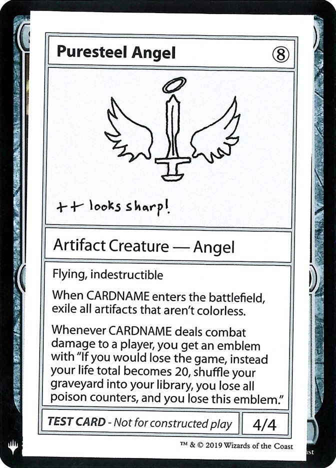 Puresteel Angel [Mystery Booster Playtest Cards] | Fandemonia Ltd