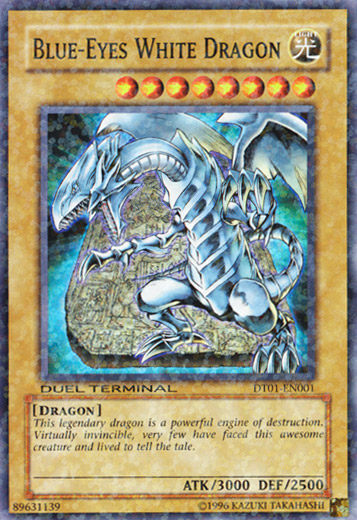 Blue-Eyes White Dragon [DT01-EN001] Super Rare | Fandemonia Ltd