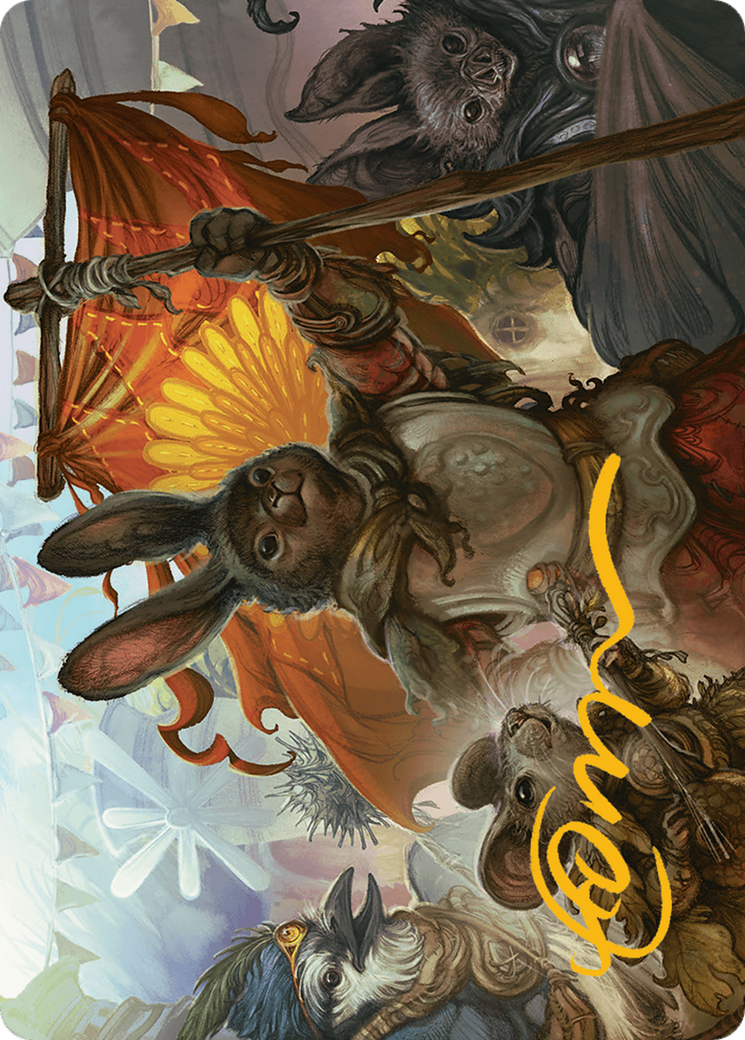 Valley Questcaller 2 Art Card (Gold-Stamped Signature) [Bloomburrow Art Series] | Fandemonia Ltd