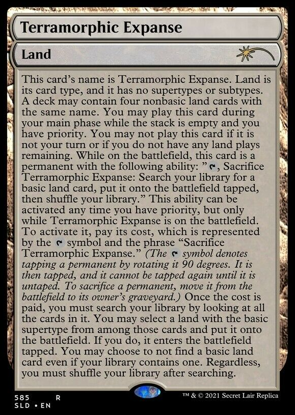 Terramorphic Expanse (Full Text) [Secret Lair Drop Promos] | Fandemonia Ltd
